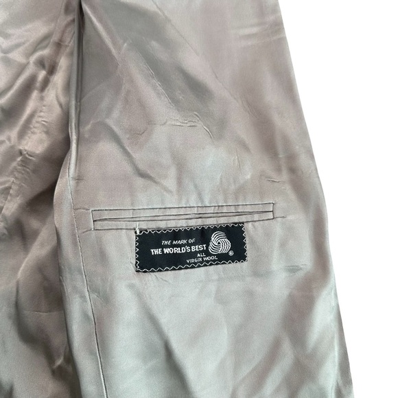 Nordstrom Men’s Virgin Wool Suit Jacket – Dark Grey – Classic Tailoring - 43 R - Picture 6 of 8